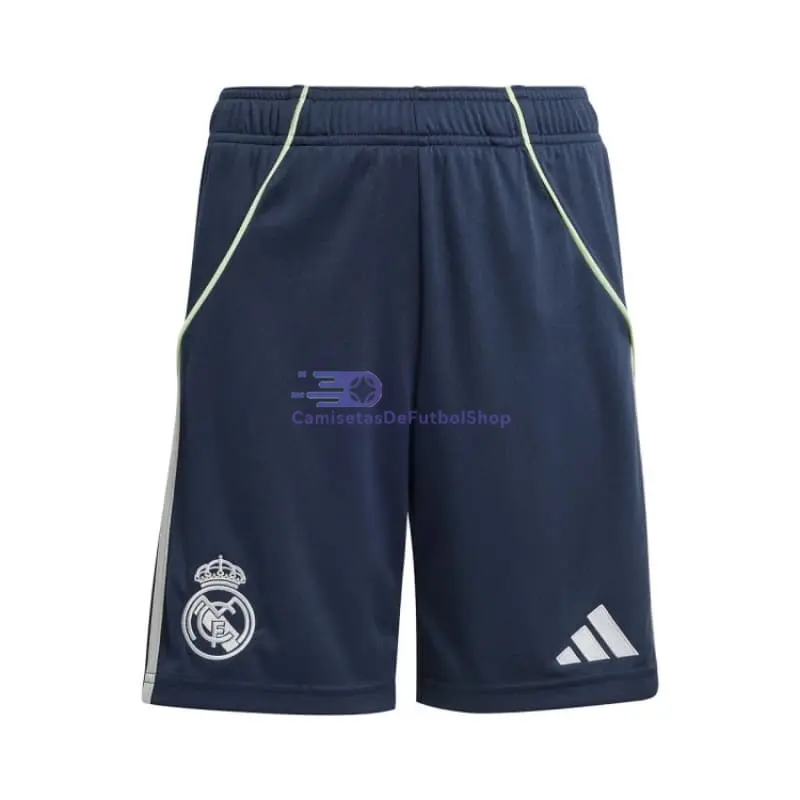 Camiseta Real Madrid 2025/2026 2ª Equipación Azul Marino con Parche HP