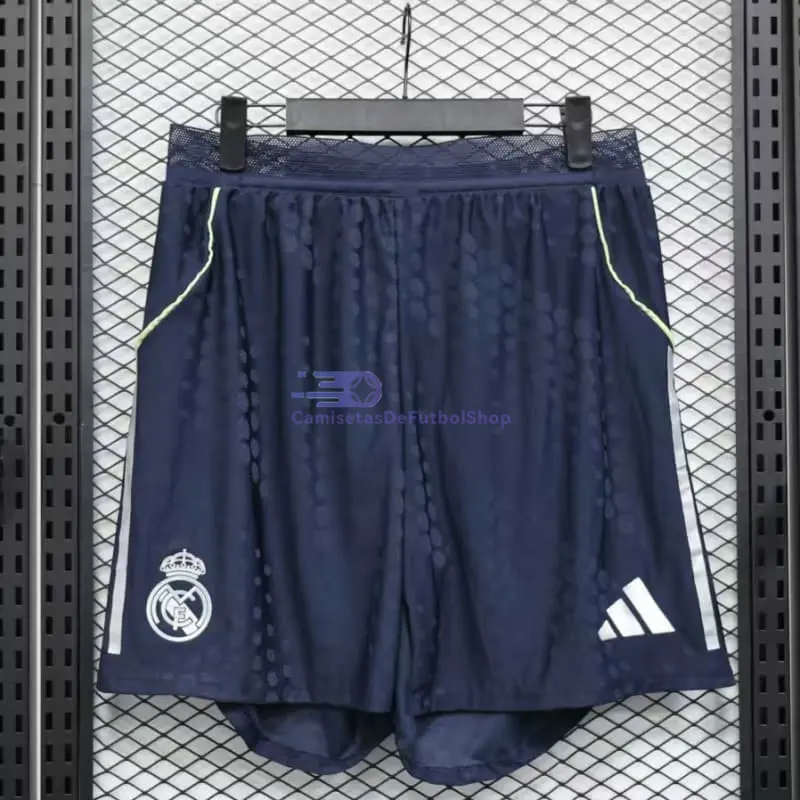 Camiseta Real Madrid 2025/2026  2ª Equipación Azul Marino con Parche HP (EDICIÓN JUGADOR)