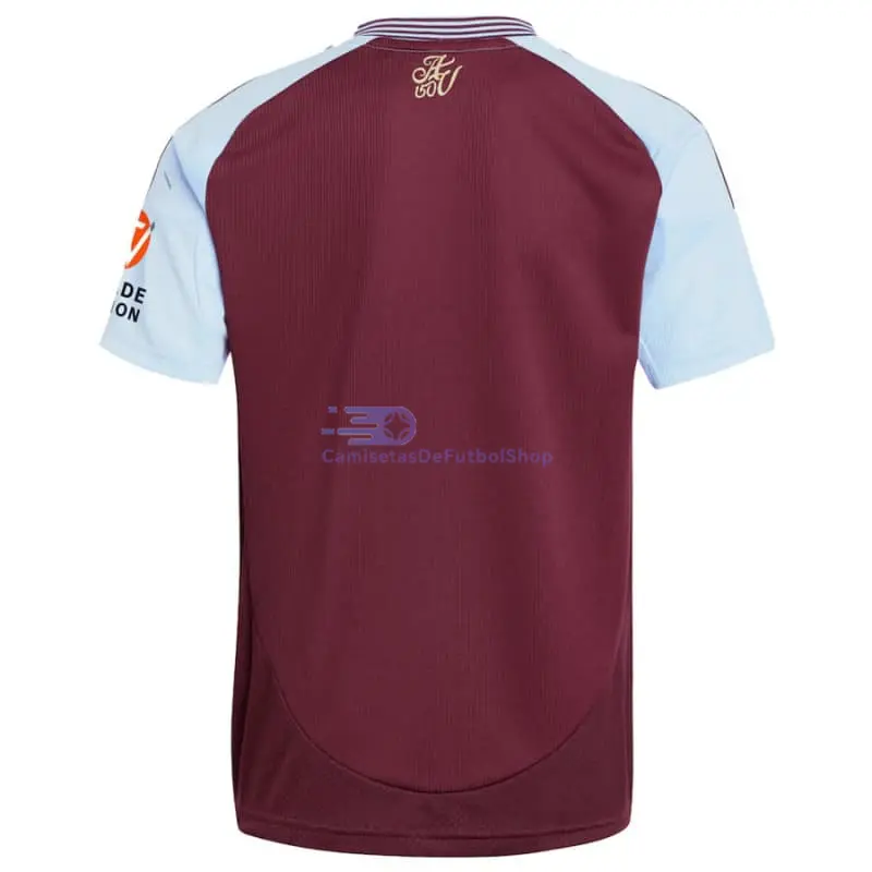 Camiseta Aston Villa 2025/2026 1ª Equipación Rojo Oscuro