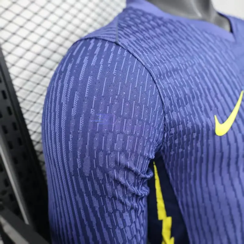 Camiseta Atlético de Madrid 2ª Equipación 2025/2026 ML Azul (EDICIÓN JUGADOR)