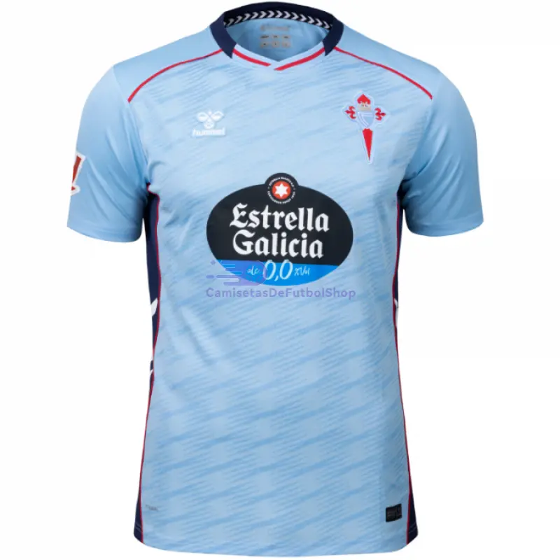 Camiseta Celta De Vigo 2025/2026 1ª Equipación Azul con Parche La Liga