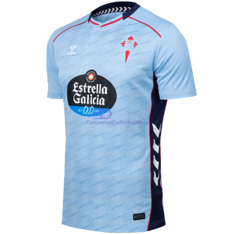 Camiseta Celta De Vigo 2025/2026 1ª Equipación Azul con Parche La Liga