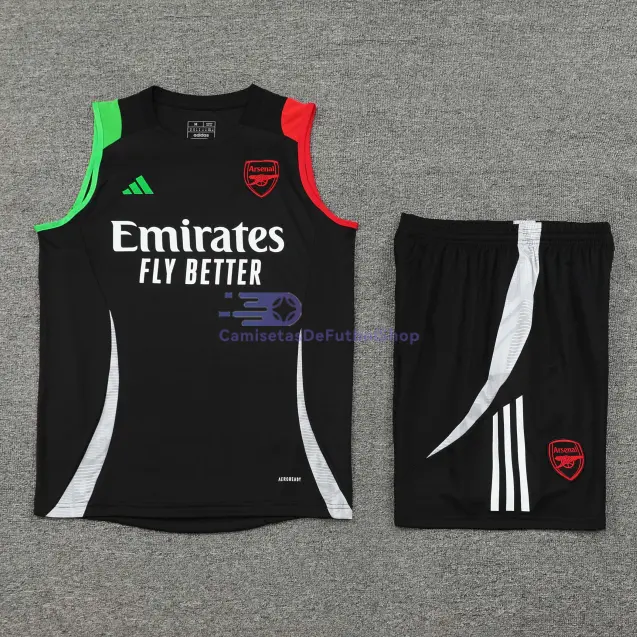 Camiseta De Entrenamiento Arsenal Sin Mangas Negro 2025/2026 Kit 
