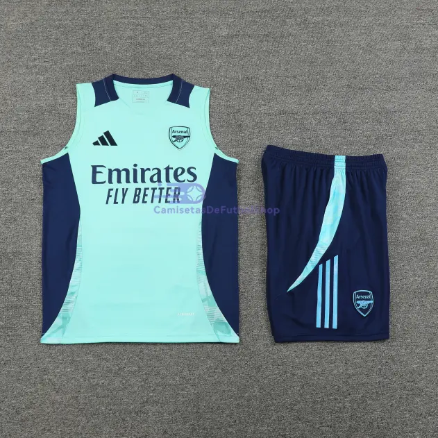 Camiseta De Entrenamiento Arsenal Sin Mangas Verde Claro 2025/2026 Kit 