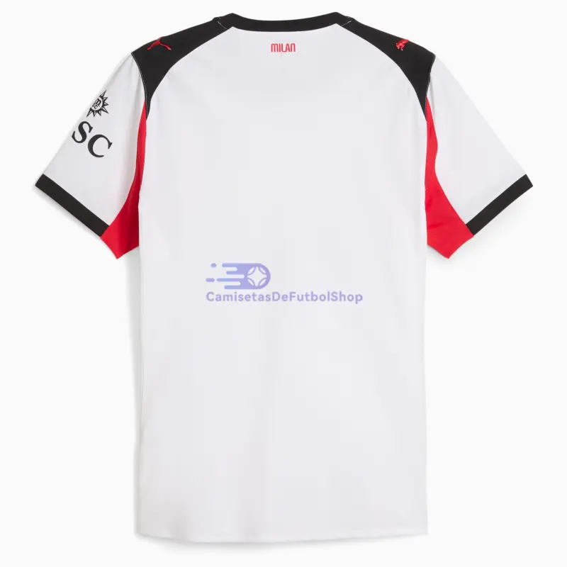 Camiseta AC Milan 2ª Equipación 2025/2026 Blanco