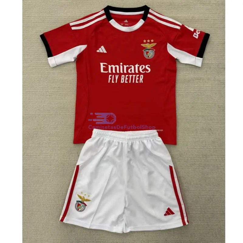 Camiseta Benfica 2025/2026 1ª Equipación Rojo Niño Kit