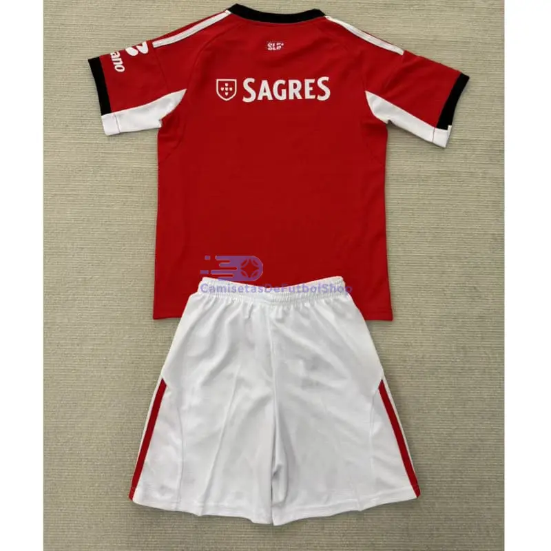 Camiseta Benfica 2025/2026 1ª Equipación Rojo Niño Kit