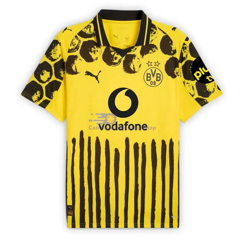 Camiseta Borussia Dortmund 2025/2026 KidSuper Amarillo con Publicitario