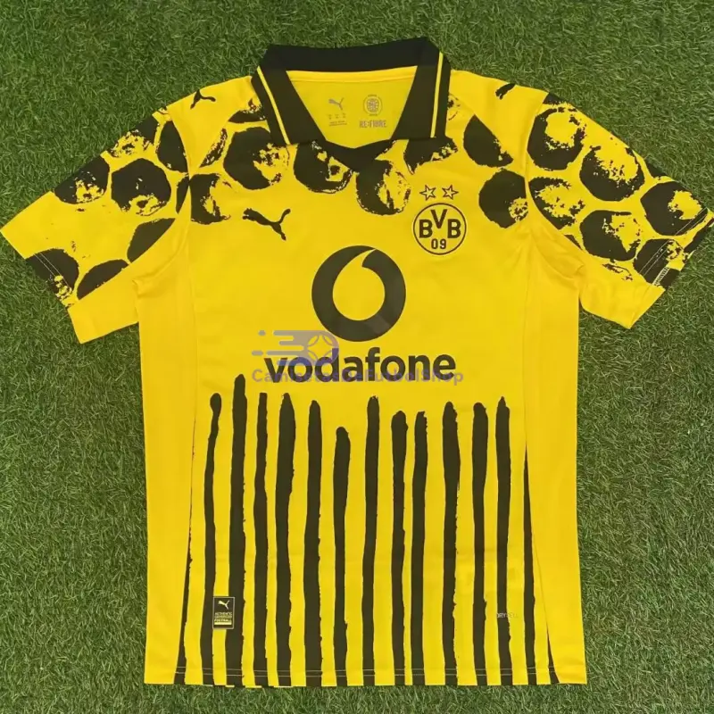 Camiseta Borussia Dortmund 2025/2026 KidSuper Amarillo con Publicitario