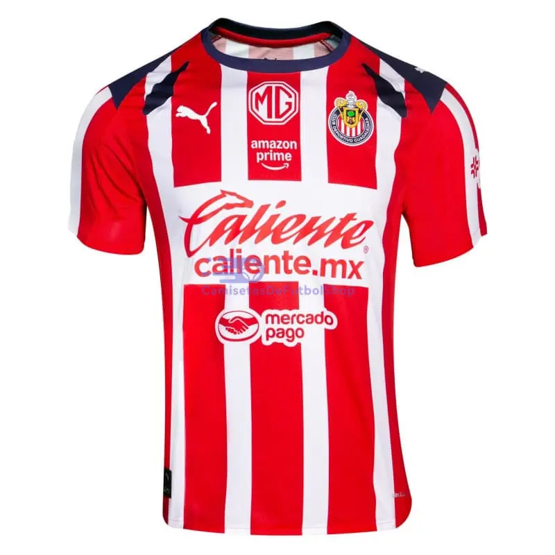 Camiseta Chivas 2025/2026 1ª Equipación Rojo/Blanco