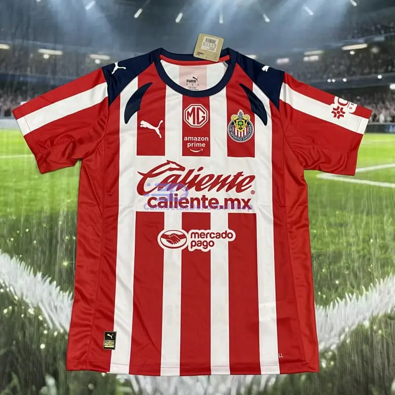 Camiseta Chivas 2025/2026 1ª Equipación Rojo/Blanco