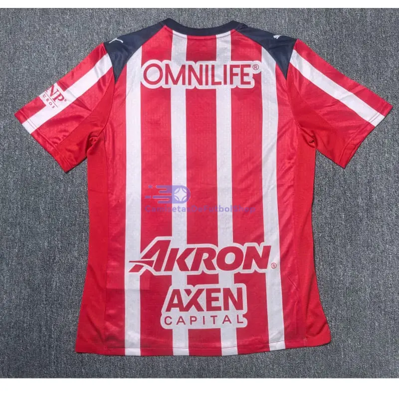 Camiseta Chivas 2025/2026 1ª Equipación Rojo/Blanco (EDICIÓN JUGADOR)