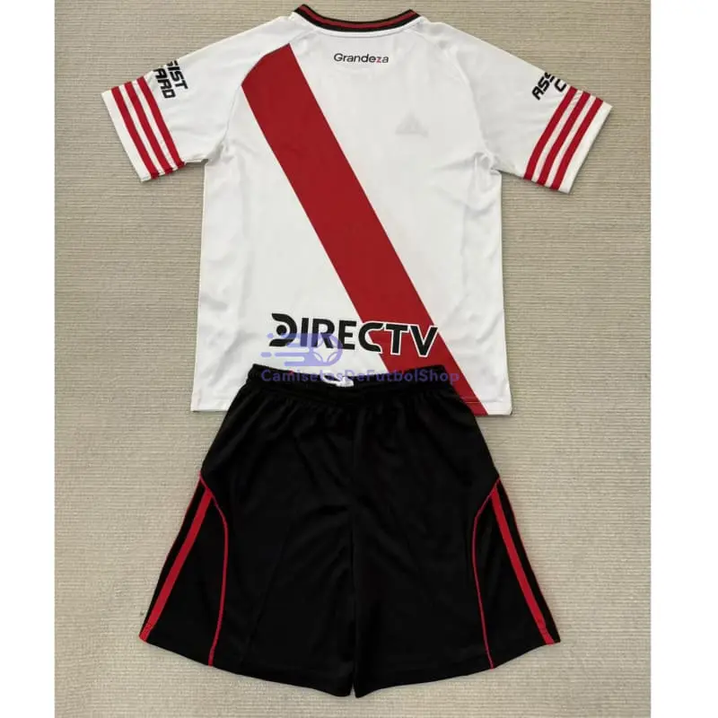 Camiseta River Plate 2025/2026 1ª Equipación Blanco Niño Kit