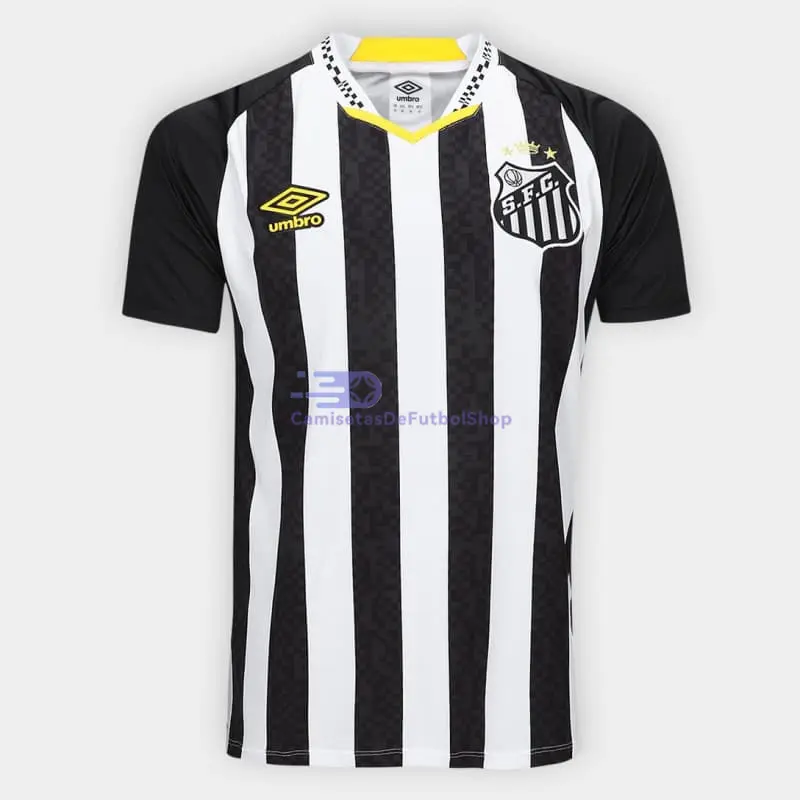 Camiseta Santos FC 2025/2026 2ª Equipación Negro/Blanco