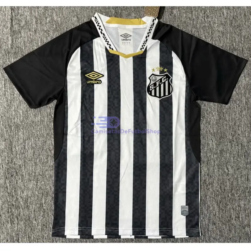 Camiseta Santos FC 2025/2026 2ª Equipación Negro/Blanco