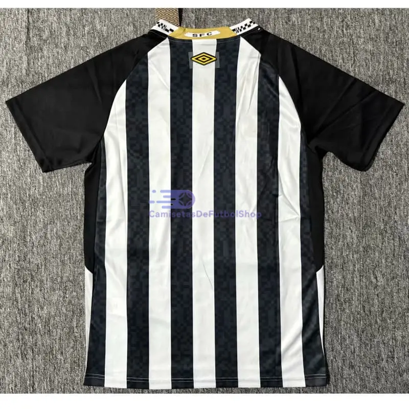 Camiseta Santos FC 2025/2026 2ª Equipación Negro/Blanco
