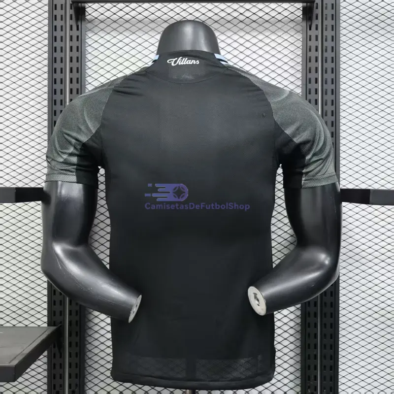 Camiseta Aston Villa 2025/2026 2ª Equipación Negro (EDICIÓN JUGADOR)