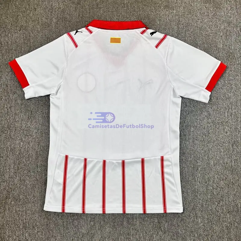Camiseta Girona 2025/2026 1ª Equipación Blanco/Rojo