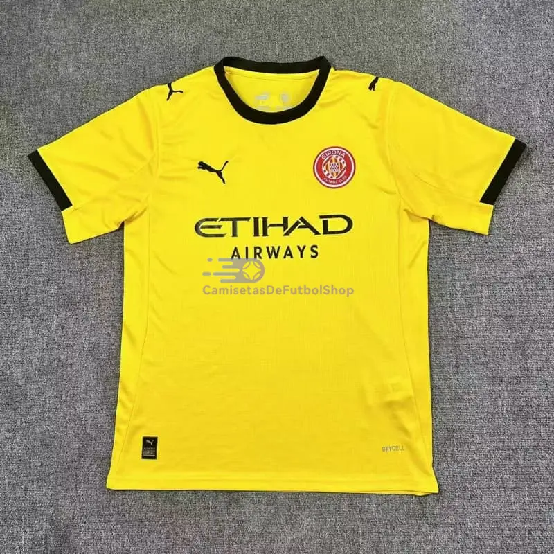 Camiseta Girona 2025/2026 2ª Equipación Amarillo