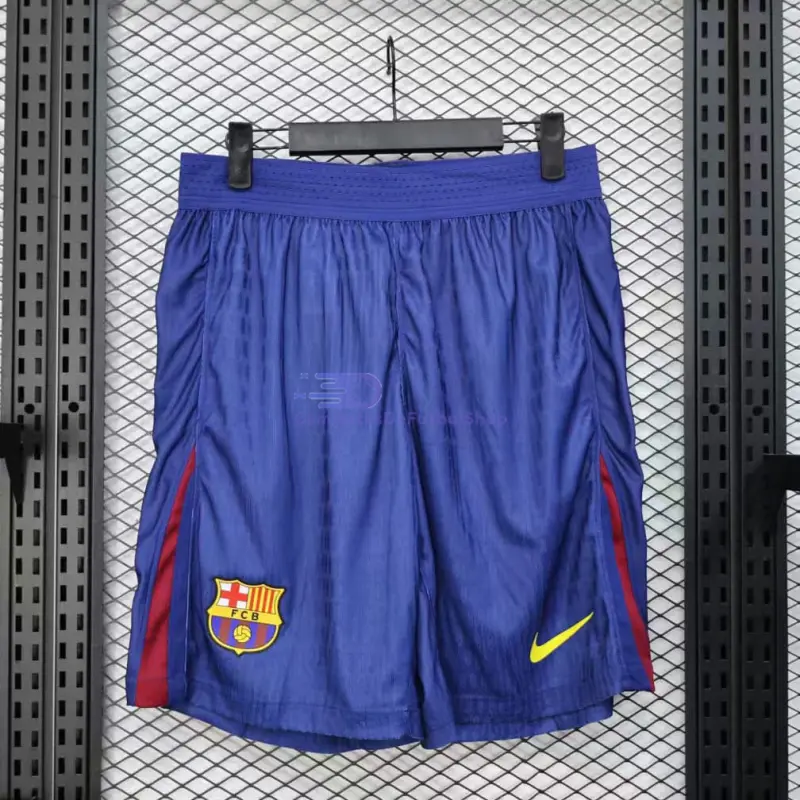 Pantalón Corto Barcelona 2025/2026 1ª Equipación Azul/Rojo (EDICIÓN JUGADOR)