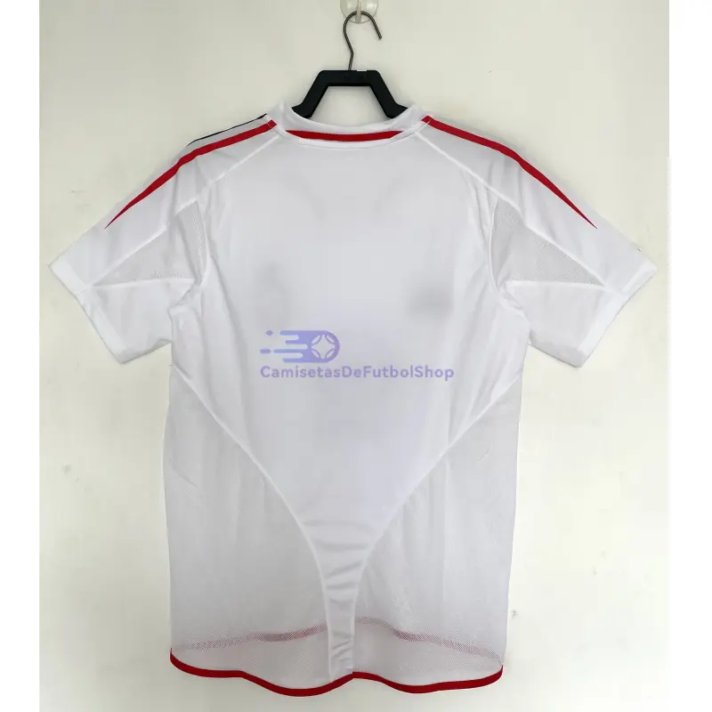 Camiseta AC Milan 2004/05 2ª Equipación Retro Blanco
