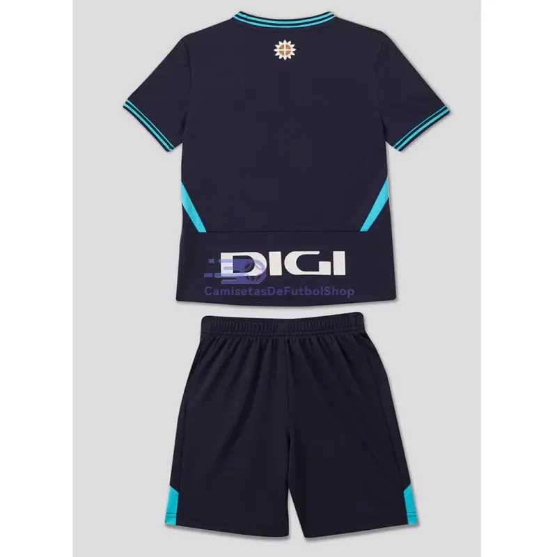 Camiseta Athletic de Bilbao 2025/2026 2ª Equipación Azul Marino Niño Kit