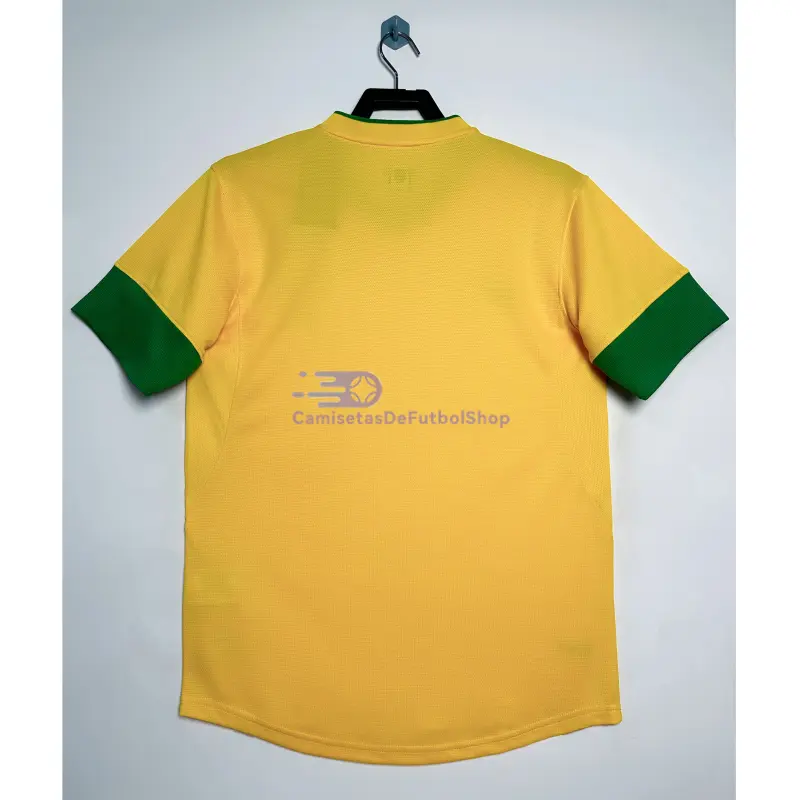 Camiseta Brasil 2012 1ª Equipación Retro Amarillo