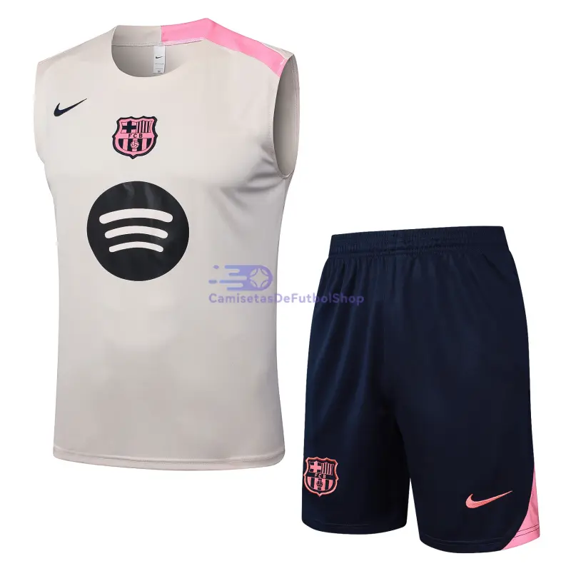 Camiseta De Entrenamiento Barcelona Sin Mangas 2025/2026 Kit Beige