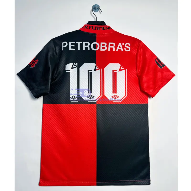 Camiseta Flamengo 1995 1ª Equipación 100 Aniversario Edición Retro Rojo/Negro