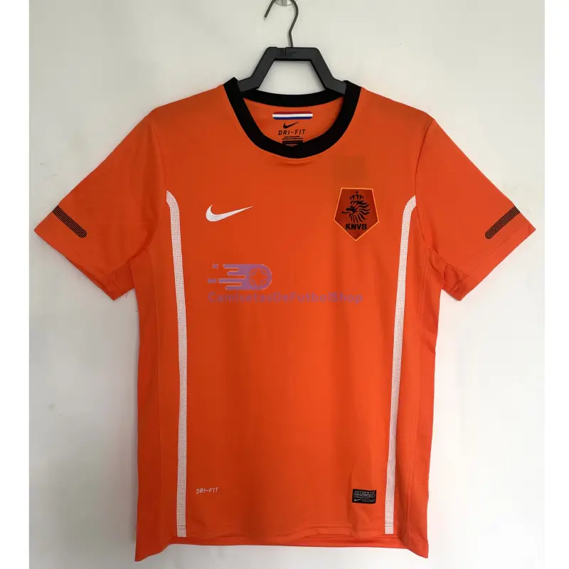 Camiseta Holanda 2010 1ª Equipación Retro Naranja