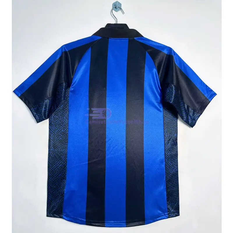 Camiseta Inter de Milan 2001/02 1ª Equipación Retro Azul/Negro