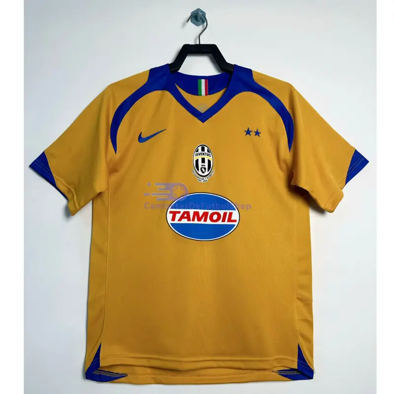 Camiseta Juventus 2005/06 3ª Equipación Retro Amarillo