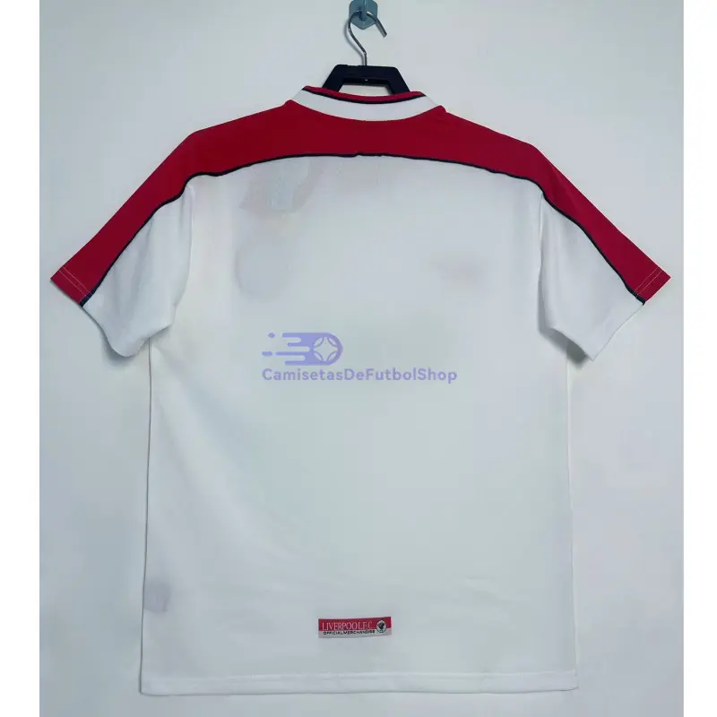 Camiseta Liverpool Retro 1998/99 2ª Equipación Retro Blanco