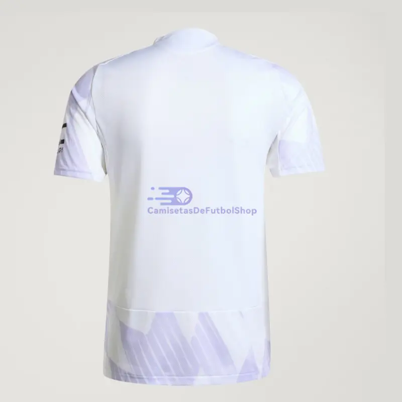 Camiseta Manchester United 2025/2026 2ª Equipación Blanco/Morado Claro