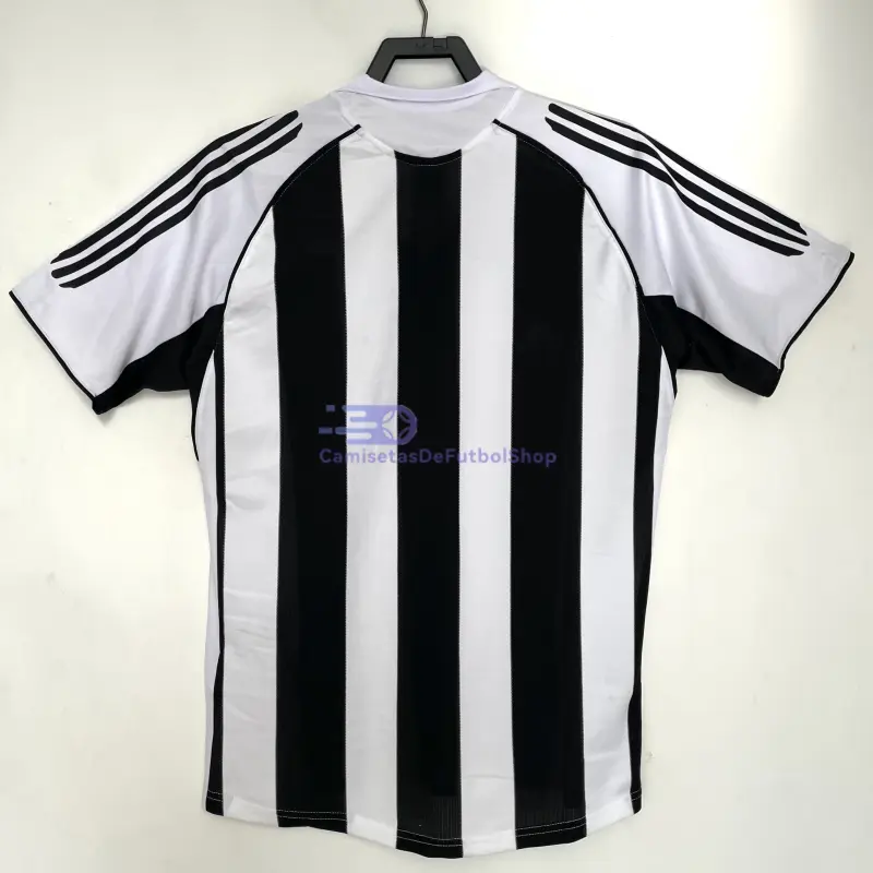 Camiseta Newcastle United 2005/06 1ª Equipación Retro Negro/Blanco