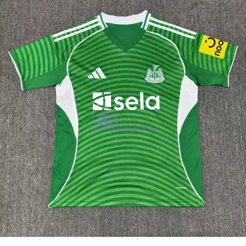 Camiseta Newcastle United 2025/2026 2ª Equipación Verde/Blanco