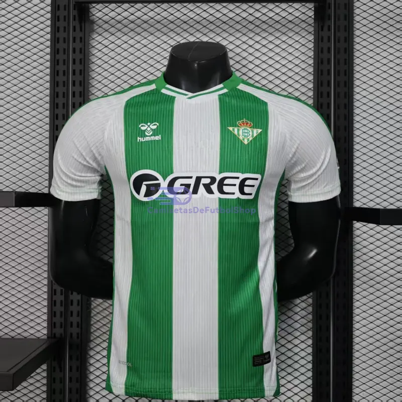 Camiseta Real Betis 2025/2026 1ª Equipación Blanco/Verde (EDICIÓN JUGADOR)