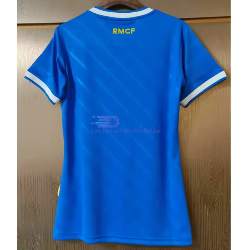 Camiseta Real Madrid 2025/2026 3ª Equipación Azul Mujer con Parche HP