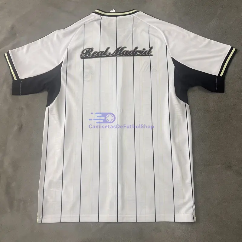 Camiseta Real Madrid Baseball Shirt 2025/2026 Blanco/Azul Marino