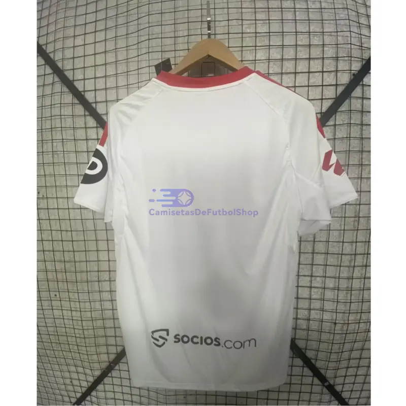 Camiseta Sevilla FC 2025/2026 1ª Equipación Blanco con Parche La Liga