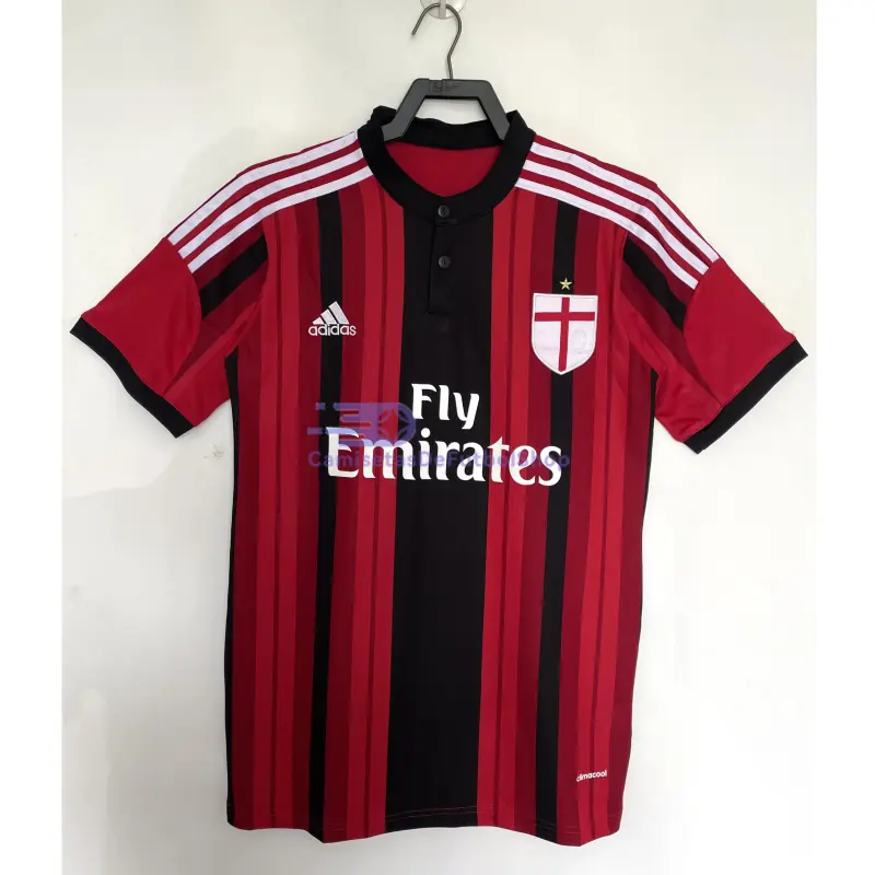 Camiseta AC Milan 2014/15 1ª Equipación Retro Rojo/Negro