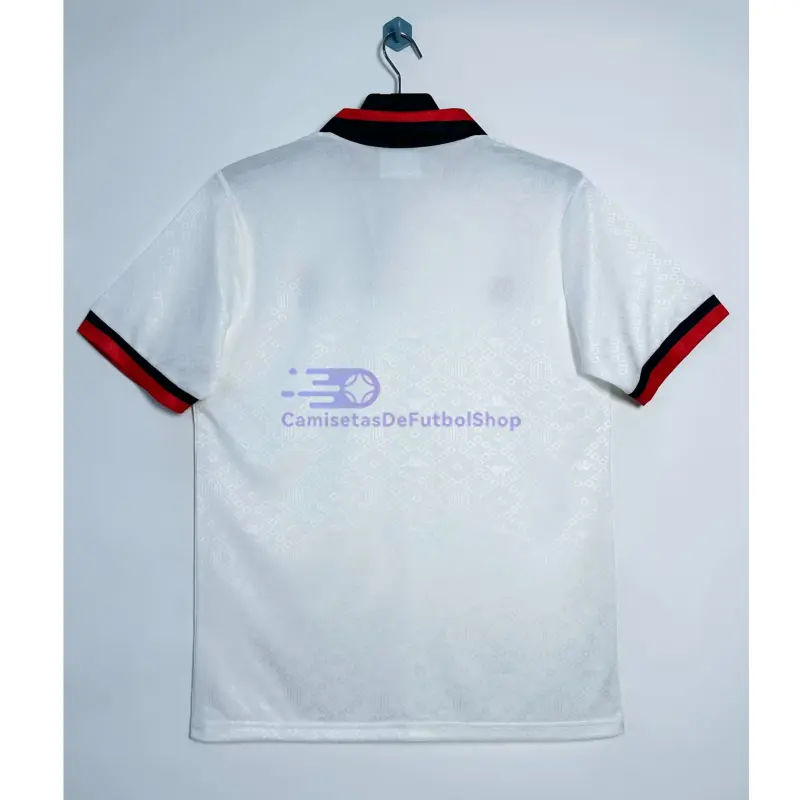 Camiseta AC Milan 1989/90 2ª Equipación Retro Blanco