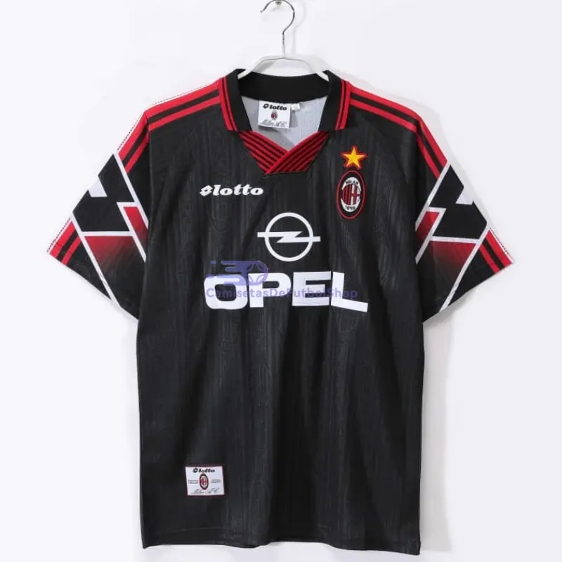 Camiseta AC Milan Retro 1997/98 Edición Especial Negro