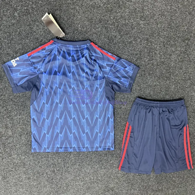 Camiseta Arsenal 2025/2026 2ª Equipación Azul Niño Kit
