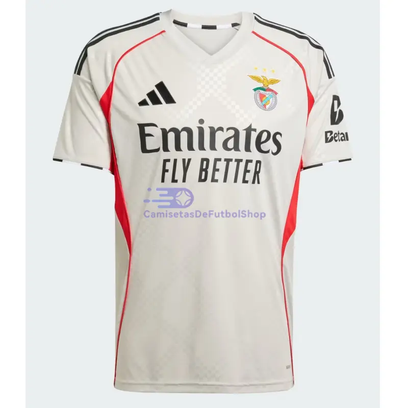 Camiseta Benfica 2025/2026 2ª Equipación Gris