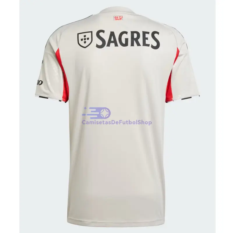 Camiseta Benfica 2025/2026 2ª Equipación Gris