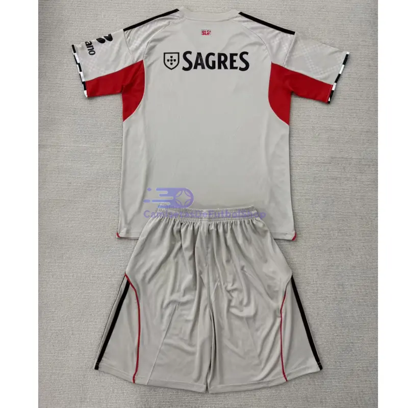 Camiseta Benfica 2025/2026 2ª Equipación Gris