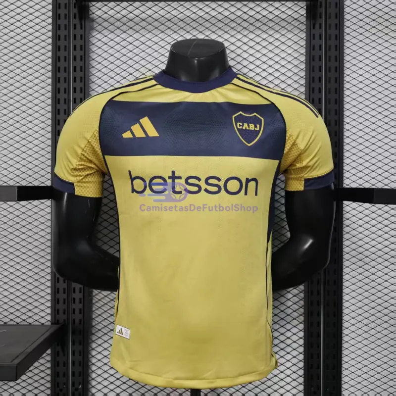 Camiseta Boca Juniors 2025/2026 2ª Equipación Amarillo (EDICIÓN JUGADOR)