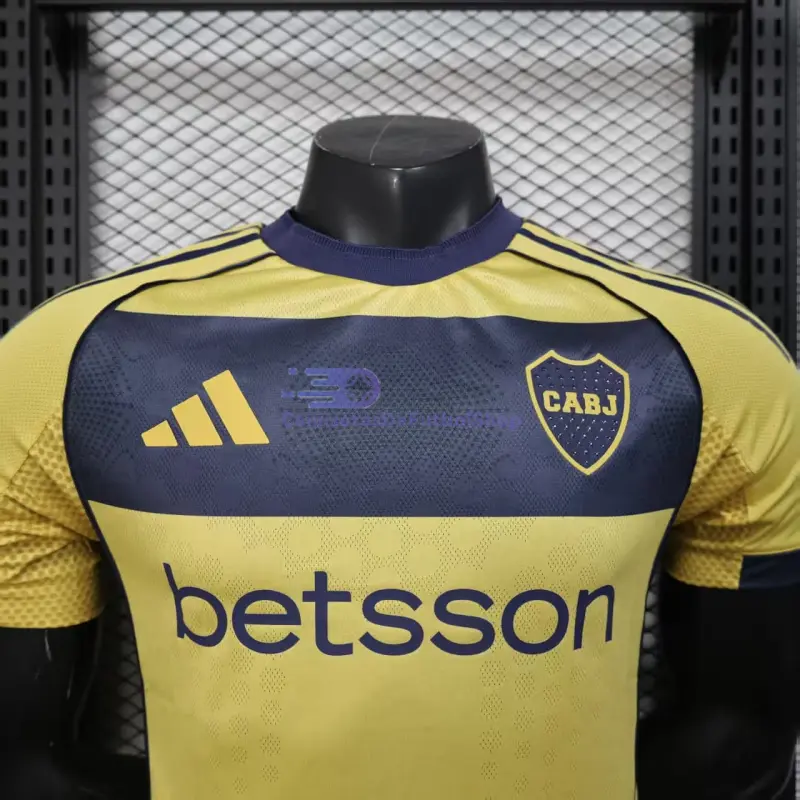 Camiseta Boca Juniors 2025/2026 2ª Equipación Amarillo (EDICIÓN JUGADOR)