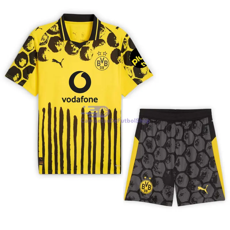 Camiseta Borussia Dortmund 2025/2026 KidSuper Amarillo Niño Kit
